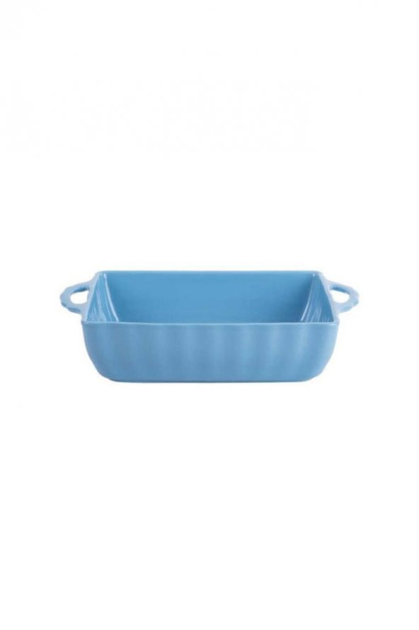 Tantitoni Catarına Seramik Dikdörtgen Mavi Fırın Kabı 27x16x6cm ürün görseli 1