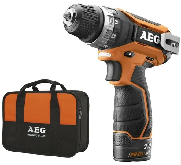 AEG BS 12 C2 LI Çift Akülü Matkap - Resim 2