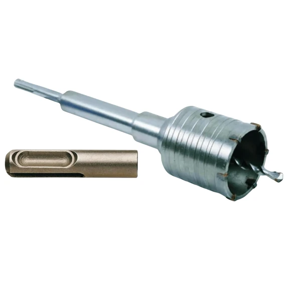 Tomax SDS Plus Elmaslı Beton Delme Ucu 60 mm Panç + 200 mm Adaptör ürün görseli 1