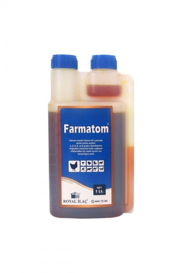 Farmatom Vitamin 1 Litre Gmp+ Sertifikalı ürün görseli 1