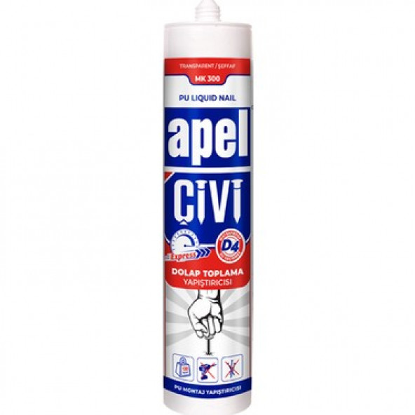 Apel Pu Sıvı Çivi 390 Gr Şeffaf ürün görseli 1