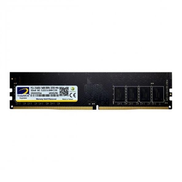 Twinmos MDD416GB3200D Ddr4 16 Gb 3200 Mhz Desktop Ram ürün görseli 1