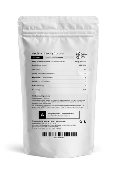 Online Çiftçi Hindistan Cevizi Kurusu 70Gr - Resim 2