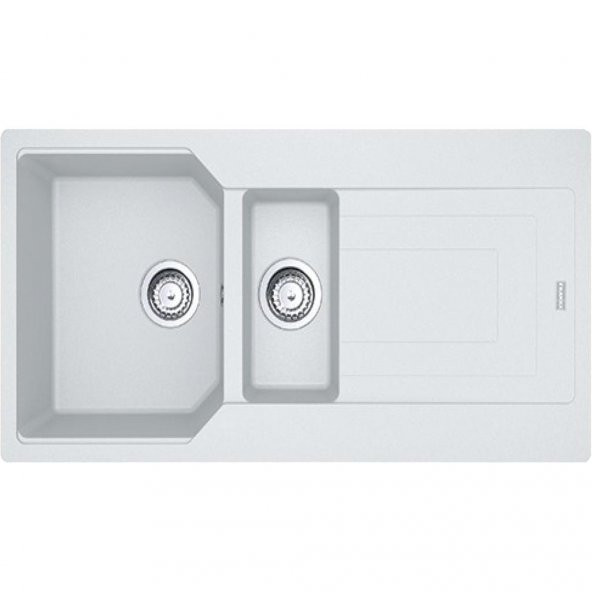 FRANKE URBAN UBG 651-100 BIANCO 1.5 GÖZLÜ GRANİT MUTFAK EVYESİ ürün görseli 1