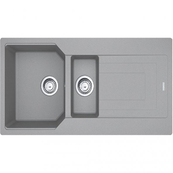 FRANKE URBAN UBG 651-100 STONE GREY 1.5 GÖZLÜ GRANİT MUTFAK EVYESİ ürün görseli 1