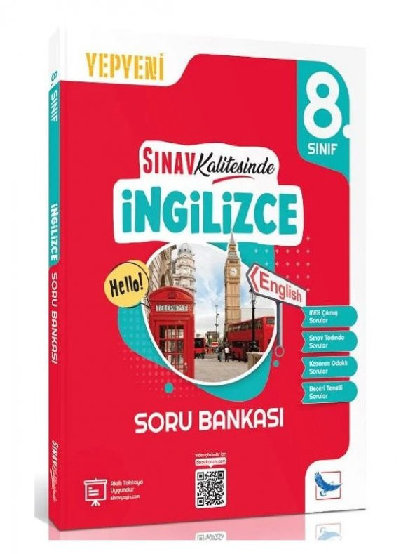 Sınav 8. Sınıf İngilizce Sınav Kalitesinde Soru Bankası Sınav Yayınları ürün görseli 1