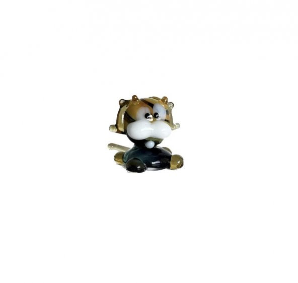 El Yapımı Mini Murano Cam Kedi Biblo A136-02 ürün görseli 1