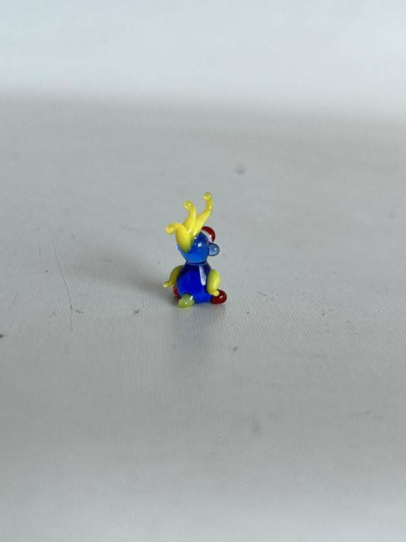 El Yapımı Mini Murano Cam Papağan Biblo A135-05 - Resim 4
