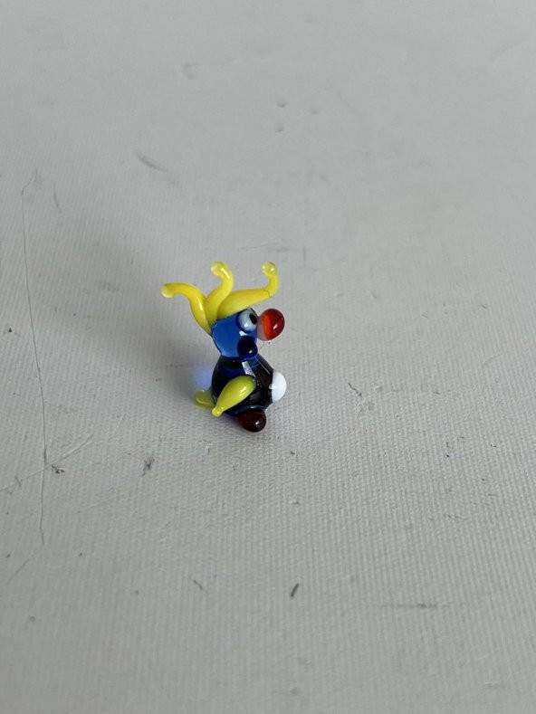 El Yapımı Mini Murano Cam Papağan Biblo A135-05 - Resim 5