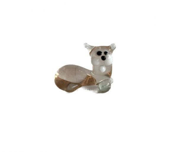 El Yapımı Mini Murano Cam Kedi Biblo A112-05 ürün görseli 1