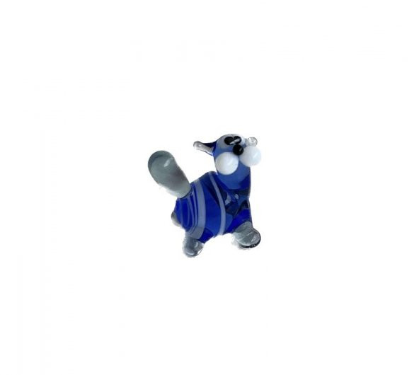 El Yapımı Mini Murano Cam Kedi Biblo A114-02 ürün görseli 1