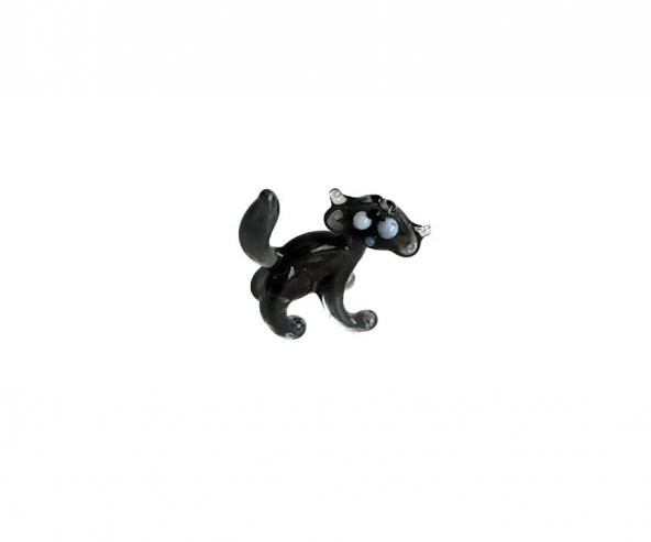 El Yapımı Mini Murano Cam Kedi Biblo A115-04 ürün görseli 1