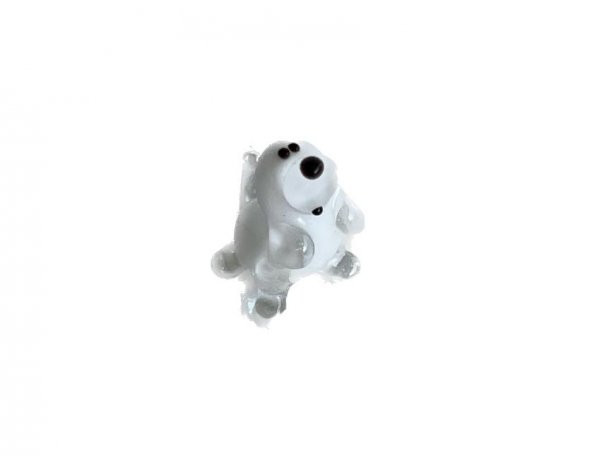 El Yapımı Mini Murano Cam Köpek Biblo A117-05 ürün görseli 1