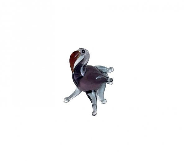 El Yapımı Mini Murano Cam Flamingo Biblo A120-02 ürün görseli 1