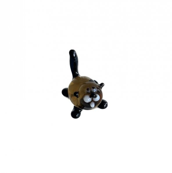 El Yapımı Mini Murano Cam Sincap Biblo A120-03 ürün görseli 1