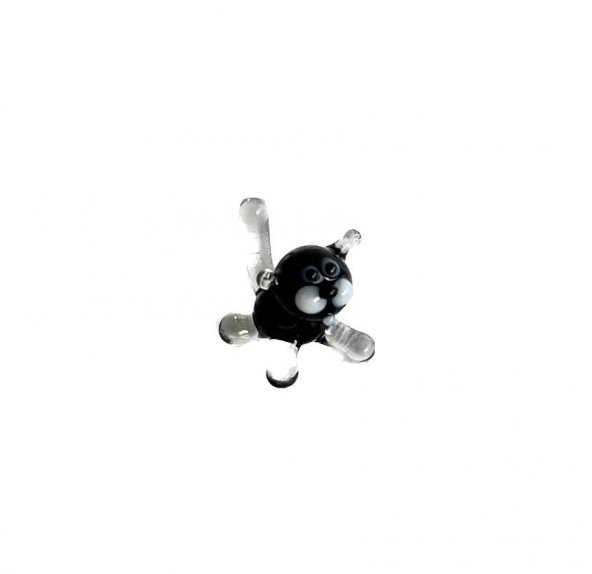 El Yapımı Mini Murano Cam Kedi Biblo A120-05 ürün görseli 1