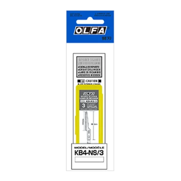 OLFA KB4-NS/3 Maket Bıçağı Yedeği (3 lü) - Resim 2