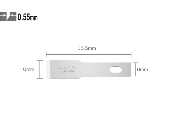 OLFA KB4-F/5 Maket Bıçağı Yedeği (5 li) ürün görseli 1