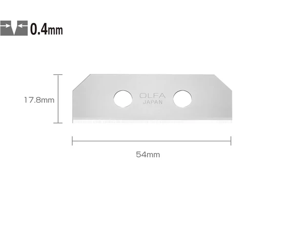 OLFA SKB-8/10B Çift Yönlü Emniyetli Maket Bıçağı Yedeği (10 lu) ürün görseli 1
