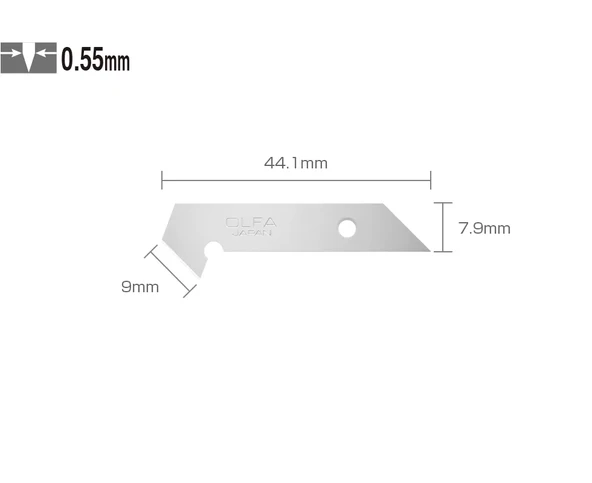 OLFA PB-450 Maket Bıçağı Yedeği (5 li) ürün görseli 1