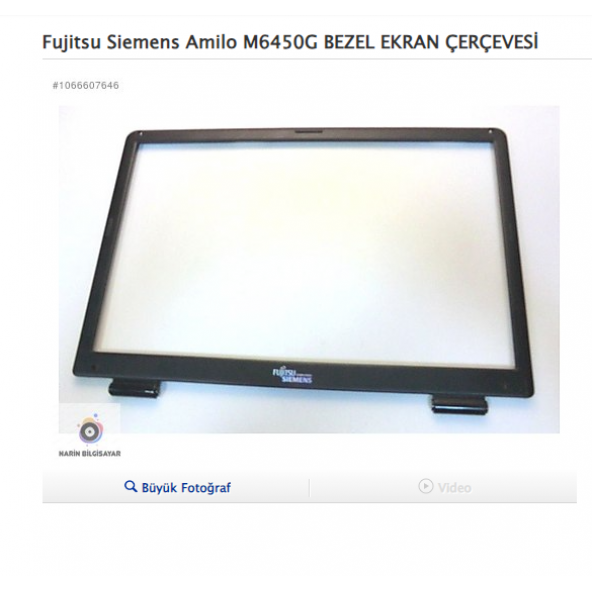 Fujitsu Siemens Amilo M6450G BEZEL EKRAN ÇERÇEVESİ ürün görseli 1