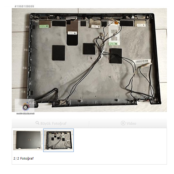 HP COMPAQ 6910P LCD COVER EKRAN KASASI - Resim 2