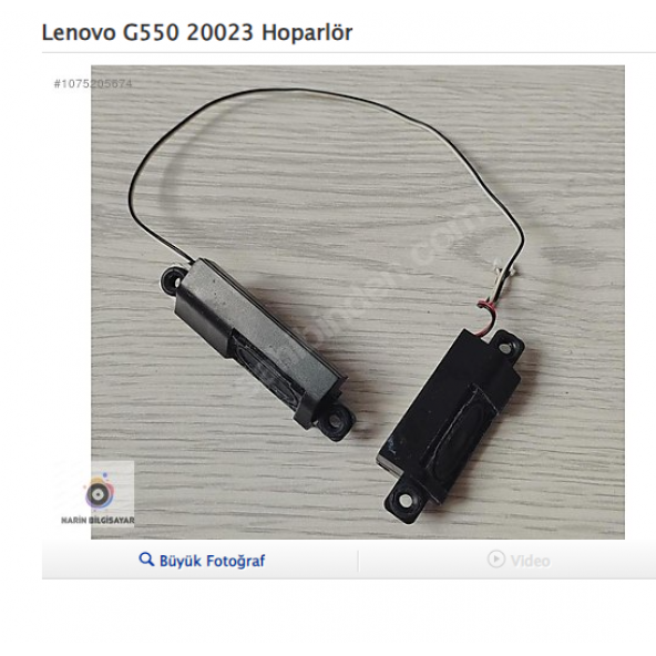 Lenovo G550 20023 Hoparlör ürün görseli 1