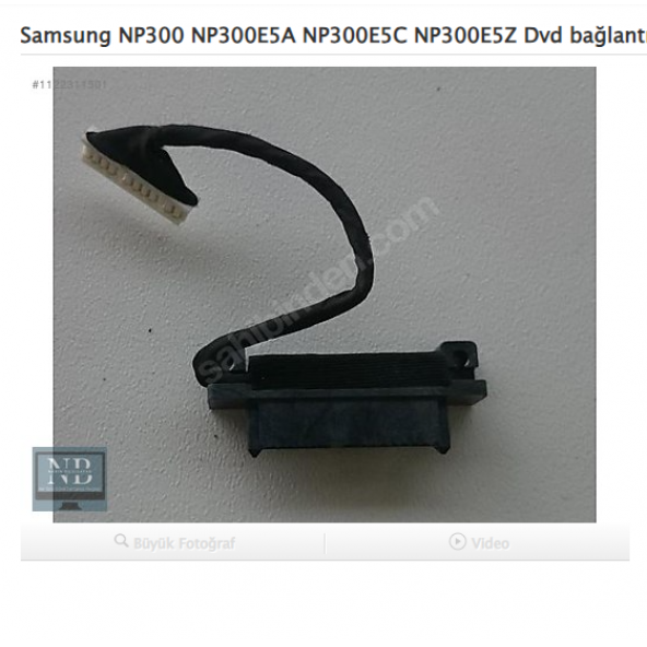 Samsung NP300 NP305 NP300E5A NP300E5C NP300E5Z Dvd soketi ürün görseli 1