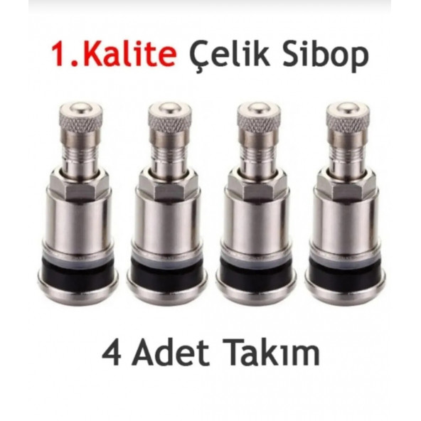 Oto Lastik 1.Kalite Çelik Sibop Takımı 4 Adet ürün görseli 1