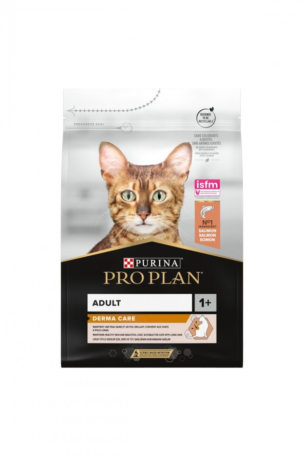 Pro Plan Elegant Derma Plus Somonlu Kedi Maması 3 Kg - Resim 2