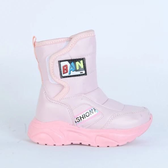 Moda Ayakkabı 9075 Pudra Kız Çocuk Bot Ayakkabı ürün görseli 1