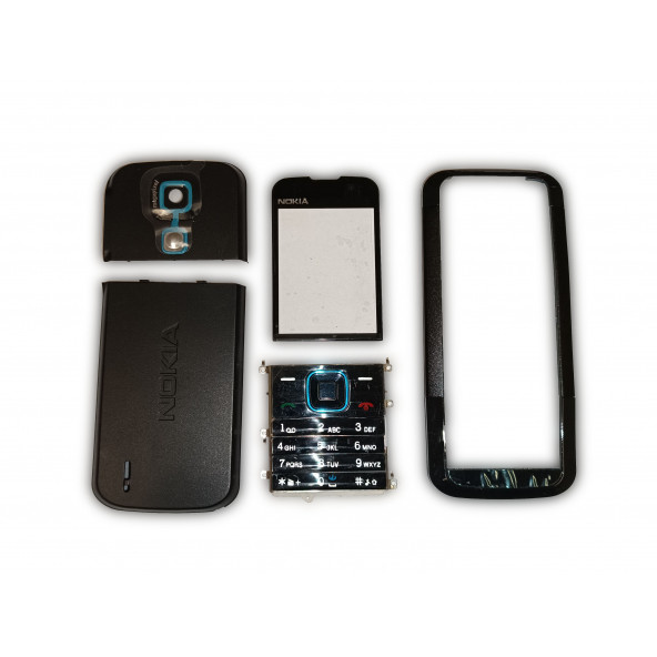 Nokia N5000 Kapak Nokia N5000 uyumlu Siyah Kapak ön Kapak Arka Kapak Tuş Takımı ürün görseli 1