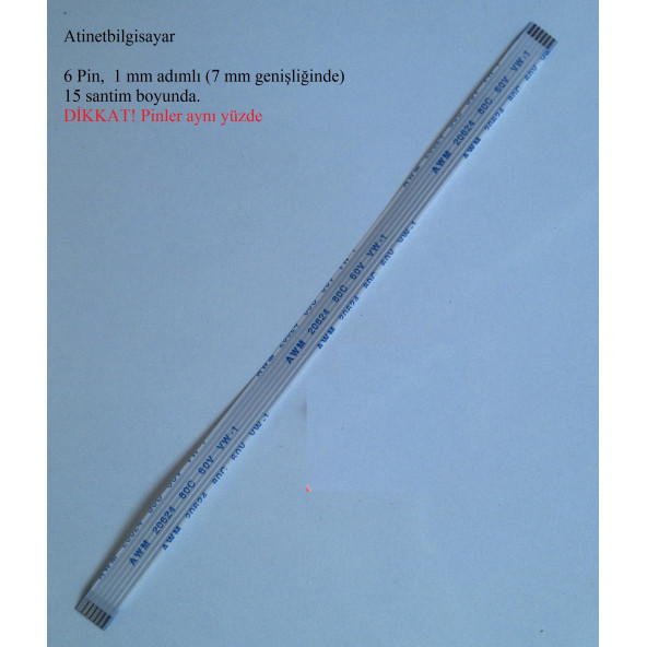 ACER TravelMate 5740 5740G Laptop Touchpad Flex kablosu NBX0000NI00 6-1-15A ürün görseli 1
