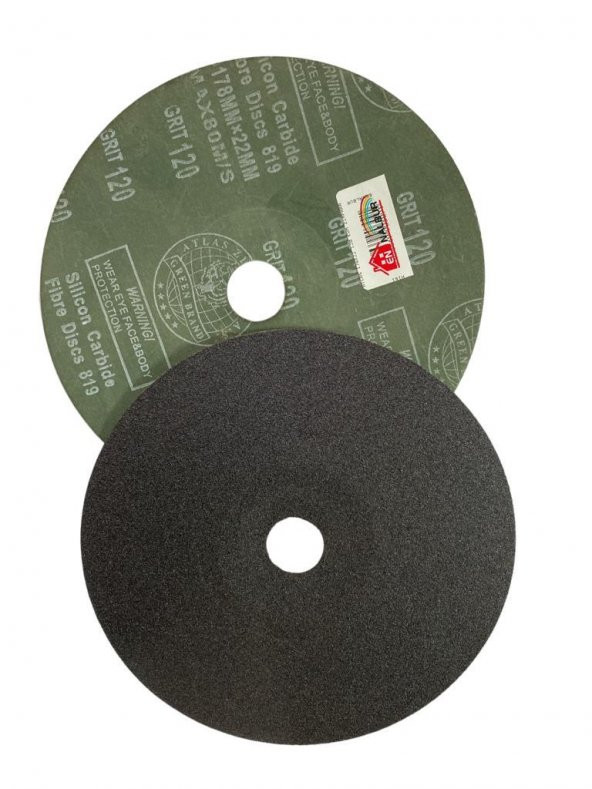 Atlas 178X22 120 Kum Siyah Disk Zımpara ürün görseli 1