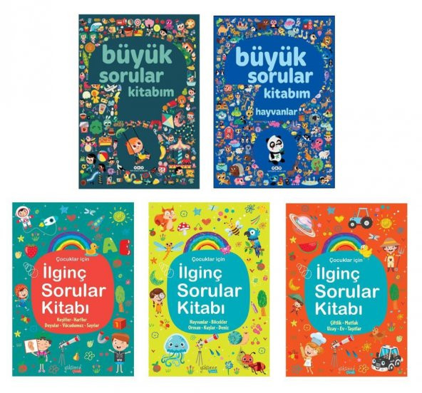 Büyük Sorular İlginç Sorular Kitabım Ciltli 5 Kitap ürün görseli 1