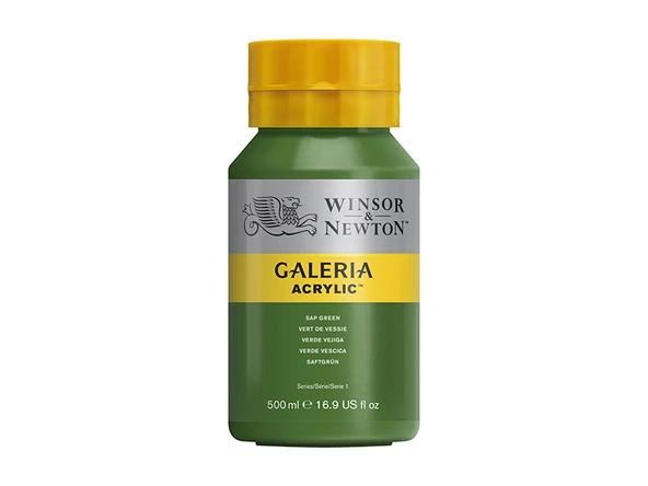 Winsor & Newton Galeria Akrilik Boya 500ml Sap Green 599 ürün görseli 1