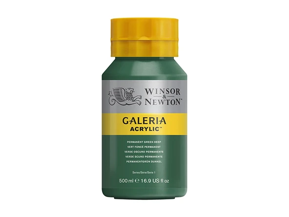 Winsor & Newton Galeria Akrilik Boya 500ml Permanent Green Deep 482 ürün görseli 1