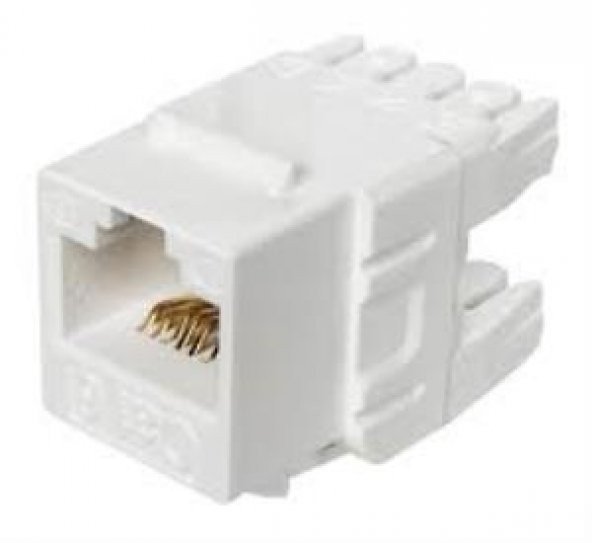 Apronx APX-UTP181 CAT6 180° UTP Keystone Jack 10 lu paket ürün görseli 1