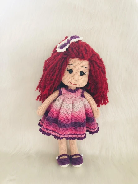 Pembiş Kızım Amigurumi Organik Oyuncak ürün görseli 1
