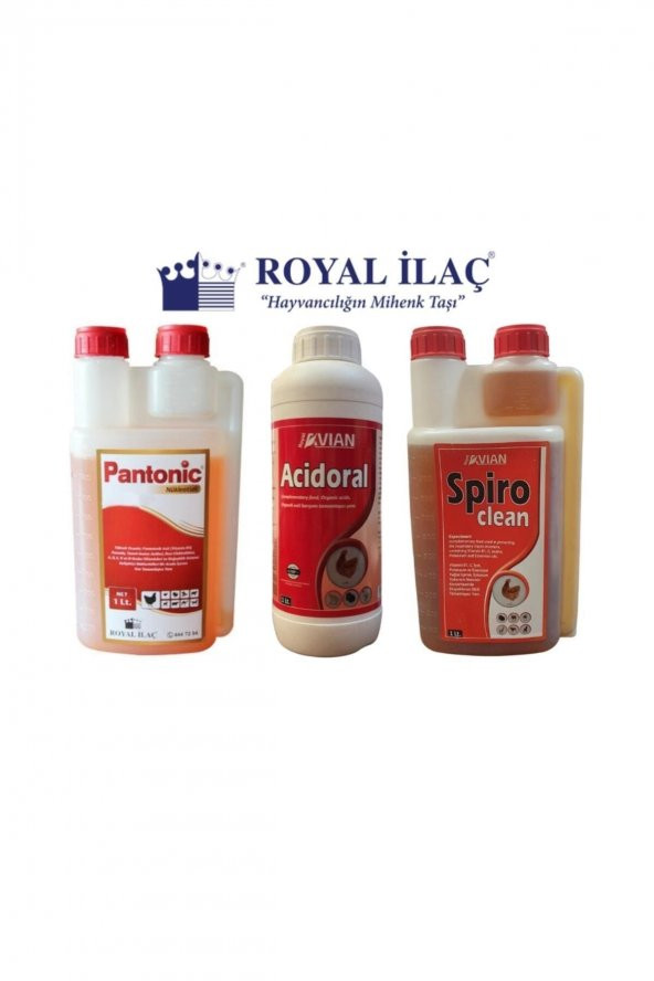 1 Lt Mükemmel Üçlü Set (Acidoral+Spiro Clean+Pantonic) ürün görseli 1