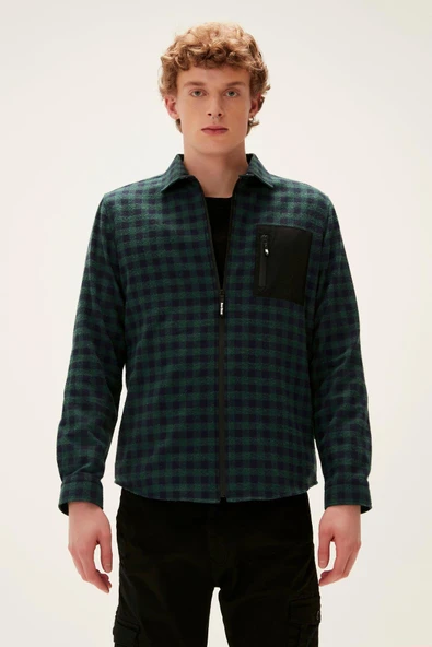 Bad Bear 22.02.30.006-C09 Liam Full-Zip Erkek Gömlek ürün görseli 1