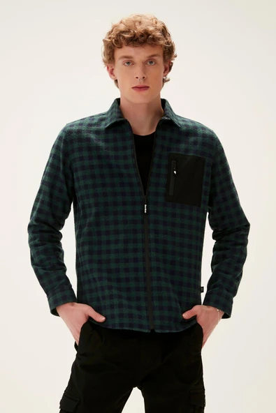 Bad Bear 22.02.30.006-C09 Liam Full-Zip Erkek Gömlek - Resim 2