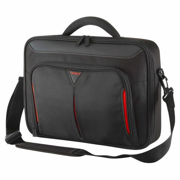 Targus Cn414 Laptop Çantası 13-14.3" Clamshell Case - Black/Red ürün görseli 1