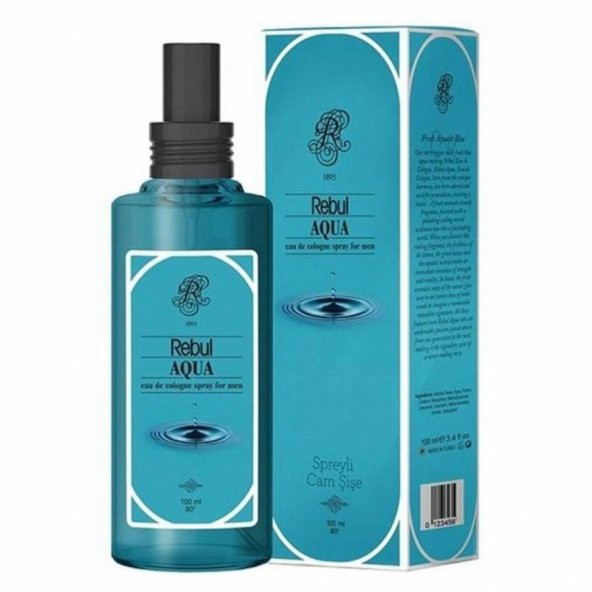 Rebul Aqua 125 ml Pet  Spreyli Kolonya ürün görseli 1