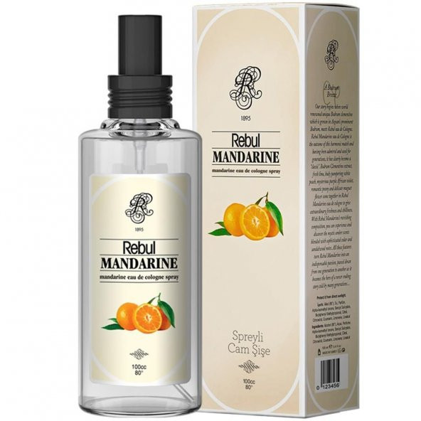 Rebul Mandarine 125 ml Spreyli Kolonya ürün görseli 1