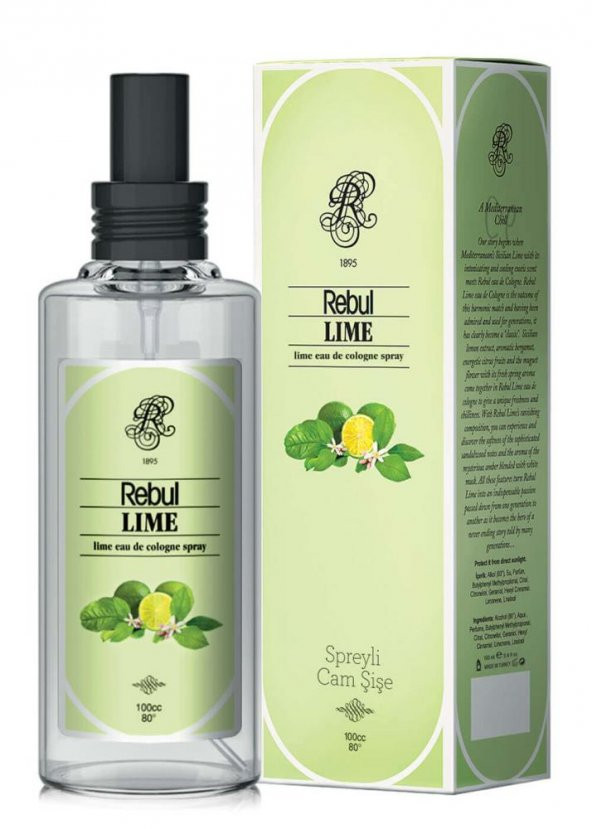 Rebul Lime 125 ml Spreyli Kolonya ürün görseli 1
