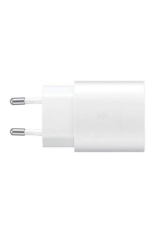 Samsung EP-TA800N 25 W Type-C Beyaz Hızlı Şarj Adaptörü (Türkiye Garantili) ürün görseli 1