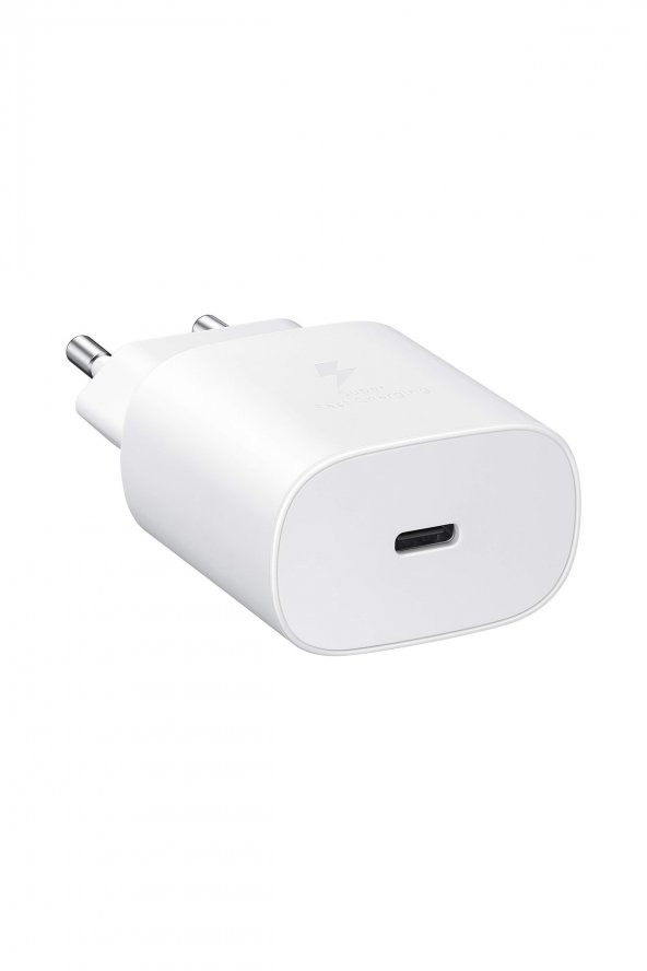 Samsung 25w PD Süper Hızlı Usb Type C Şarj Adaptörü 25watt - Ep-ta800nwegww ürün görseli 1