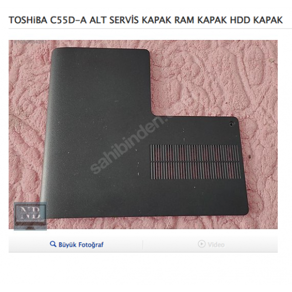 TOSHiBA C55-A C55D-A ALT SERVİS KAPAK RAM KAPAK HDD KAPAK ürün görseli 1