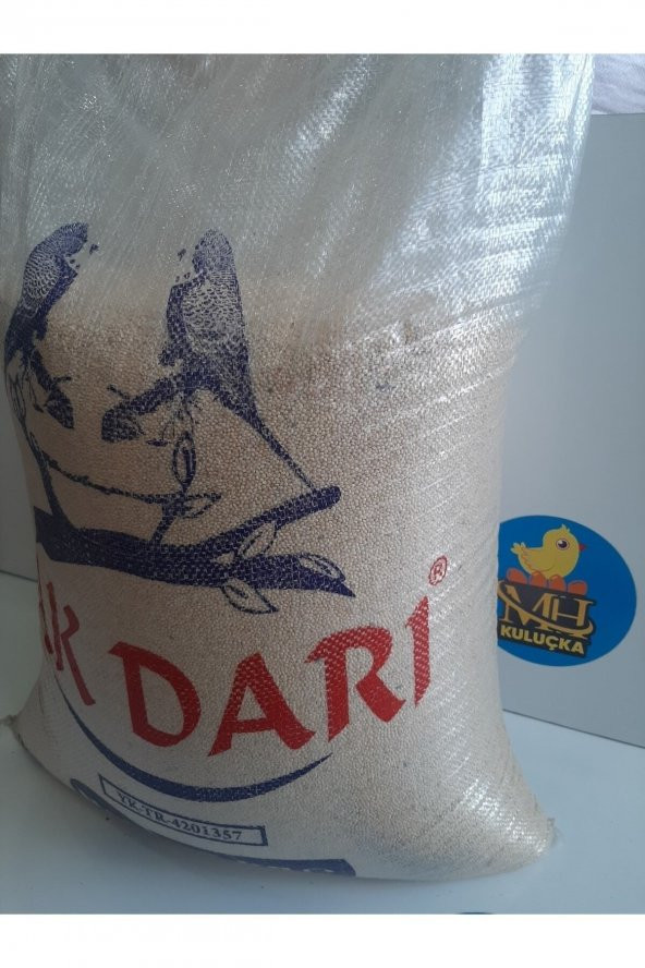 Muhabbet Kuş Yemi Ak Darı Beyaz Sade (25 Kg) ürün görseli 1